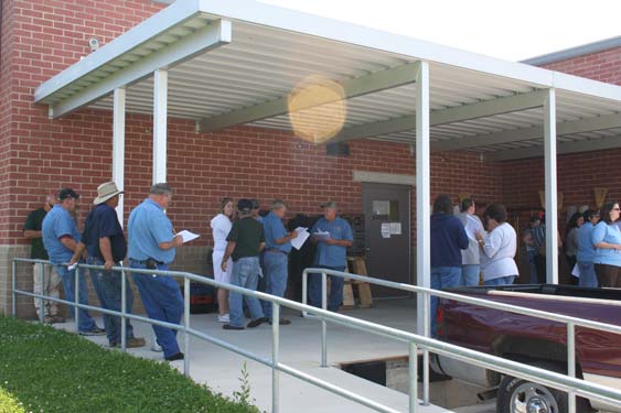 Maintenance, custodial and kitchen staff conduct a pest inspection